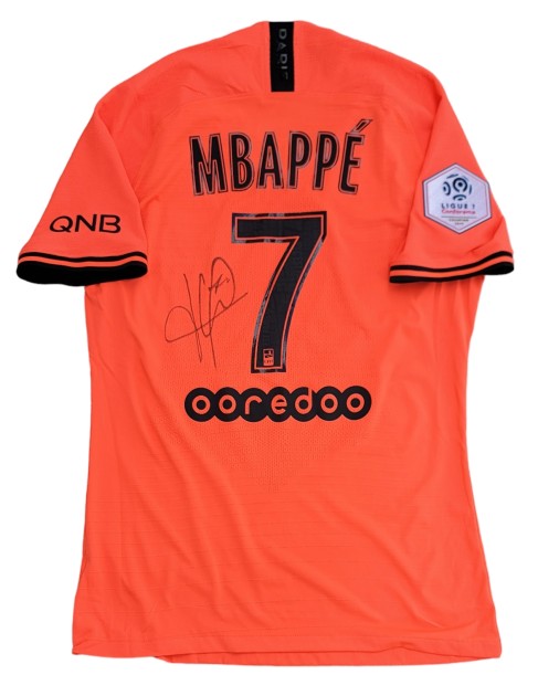 Mbappe's Match-Issued Signed Shirt, Saint Étienne vs PSG 2019