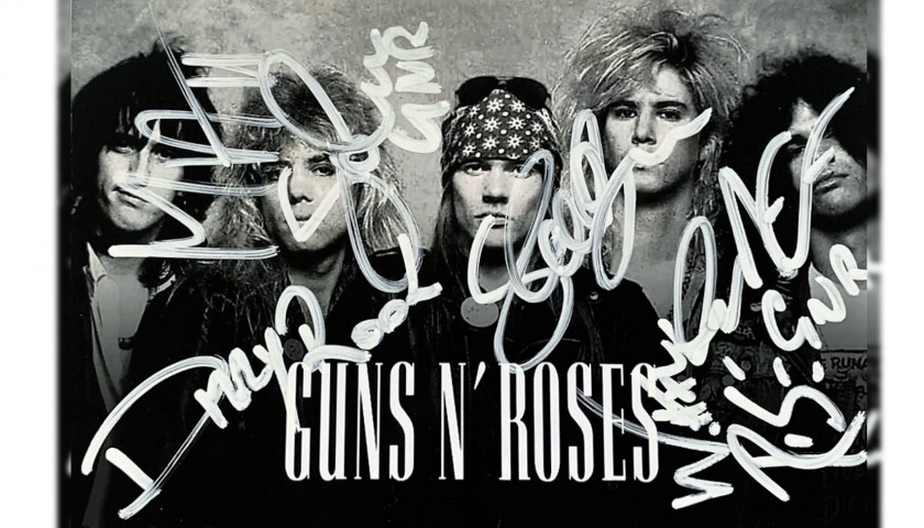 Guns N' Roses Signed Photograph