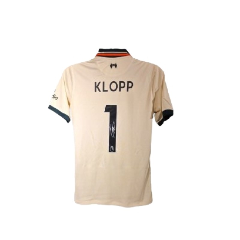 Maglia away replica Liverpool 2021/22 - Autografata da Jurgen Klopp 