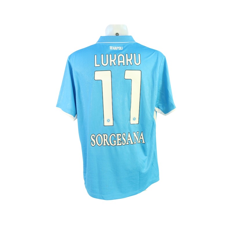 Lukaku's Napoli Issued Shirt, 2024/25