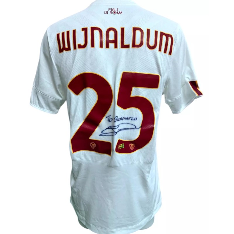 Wijnaldum's Roma Signed Official Shirt, 2022/23