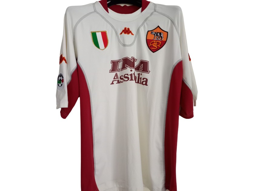 Totti As Roma Kappa 2001 2002 Third European UEFA Soccer Jersey