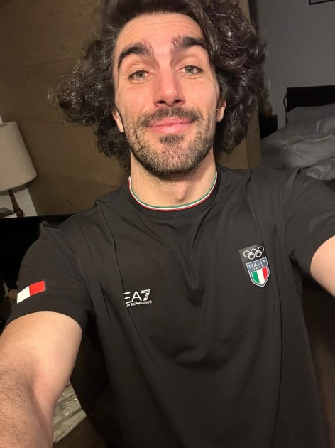 Polo Olimpiadi Milano Cortina 2026 - Autografata da Tommaso Sala