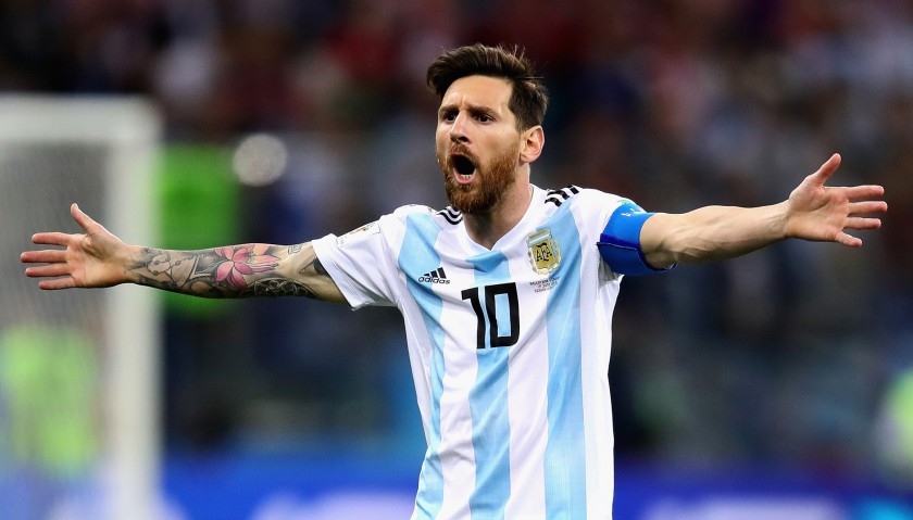 Messi's Match Shirt, Argentina-Croatia 2018