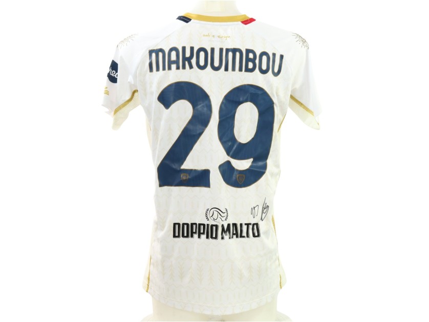 Makoumbou's Signed Unwashed Shirt, Milan vs Cagliari 2025