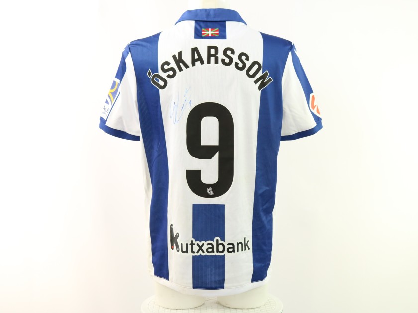 Oskarsson's Signed Unwashed Shirt Real Sociedad vs Leganes , 2025