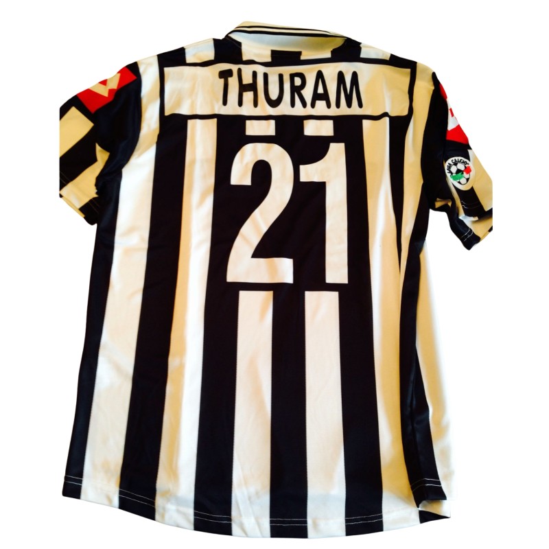 Thuram's Juventus Match-Issued Shirt, 2001/02