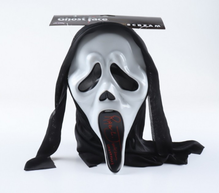 Roger L. Jackson Signed "Scream" Mask