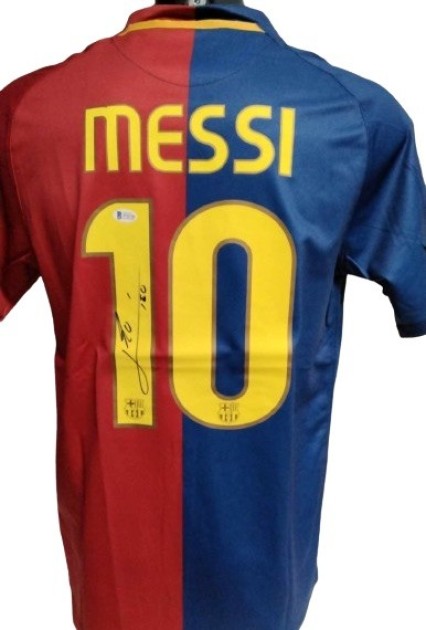 Messi replica Signed Shirt Barcelona, 2008/09 