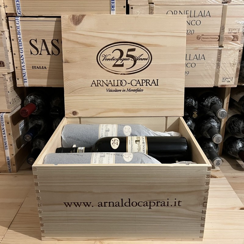 Montefalco Sagrantino DOCG 25 Anni 2020 Arnaldo Caprai - Wooden Case 6 Bottles