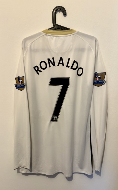 Maglia Gara Cristiano Ronaldo Manchester United vs Aston Villa, 2008