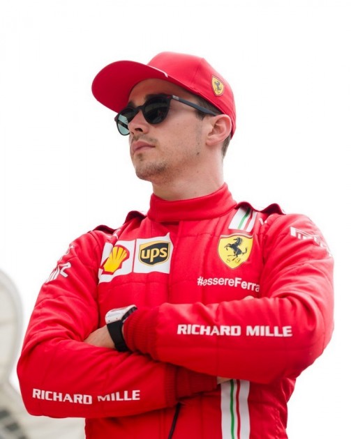 Leclerc Ferrari Signed Cap, 2021 