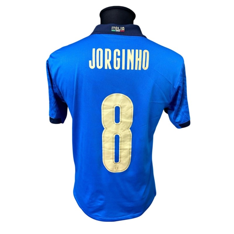 Jorginho's Match-Issued Shirt, Italy vs Spain EURO 2020 Semifinals