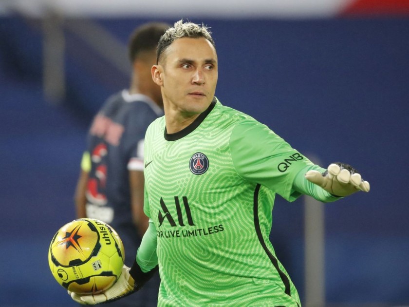 Keylor Navas' PSG Match Shirt, 2020/21