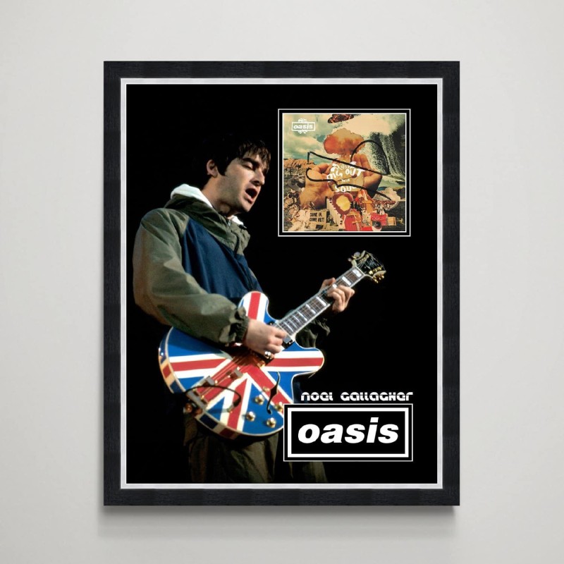 Noel Gallagher Oasis Firmato Inserto CD Display