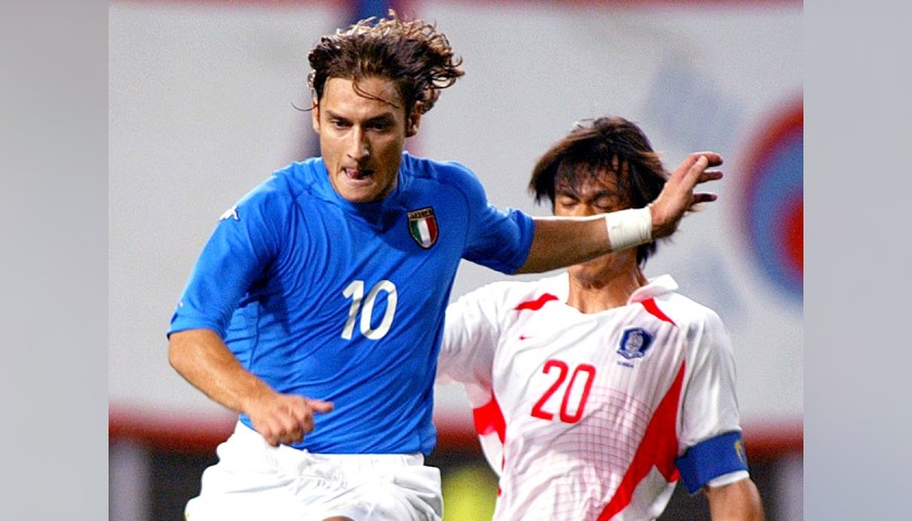 Totti's Italy Match Shirt, 2000/02