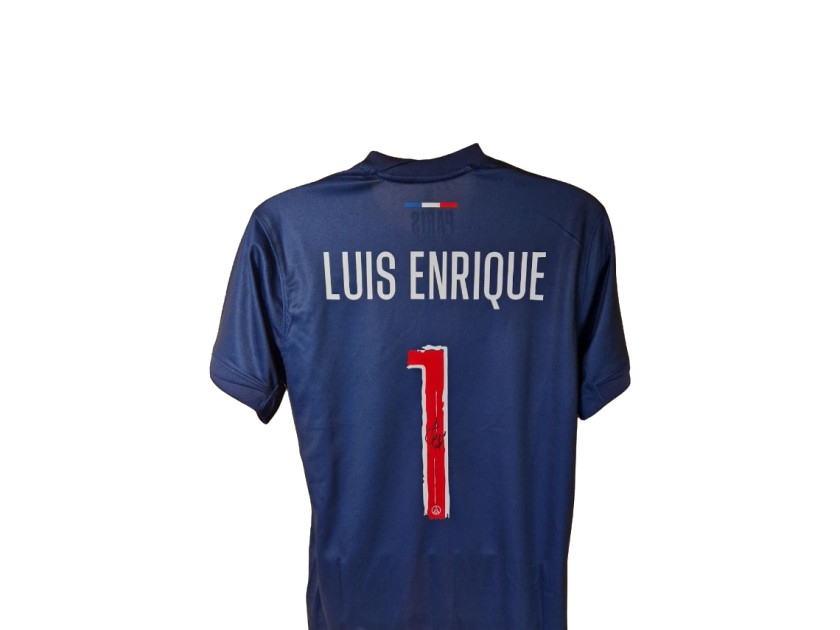 Luis Enrique Signed PSG 2024-25 Final Football Shirt