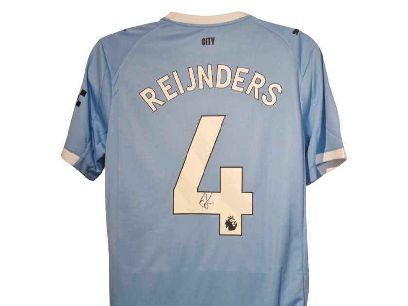 Tijjani Reijnders Signed Manchester City 2025-26 Home Football Shirt