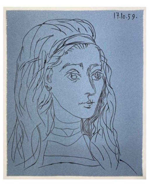 Femme Accudee (from Picasso Linogravures) by Picasso