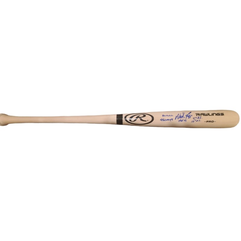 Wade Boggs Signed Rawlings Baseball Bat