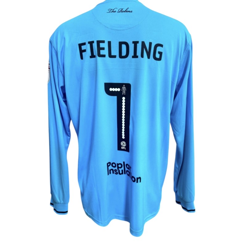 Fielding's Bristol City Match-Worn Shirt, EFL Cup 2017/18 - Signed by the Team
