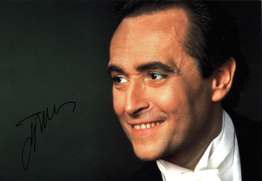 Fotografia autografata da José Carreras