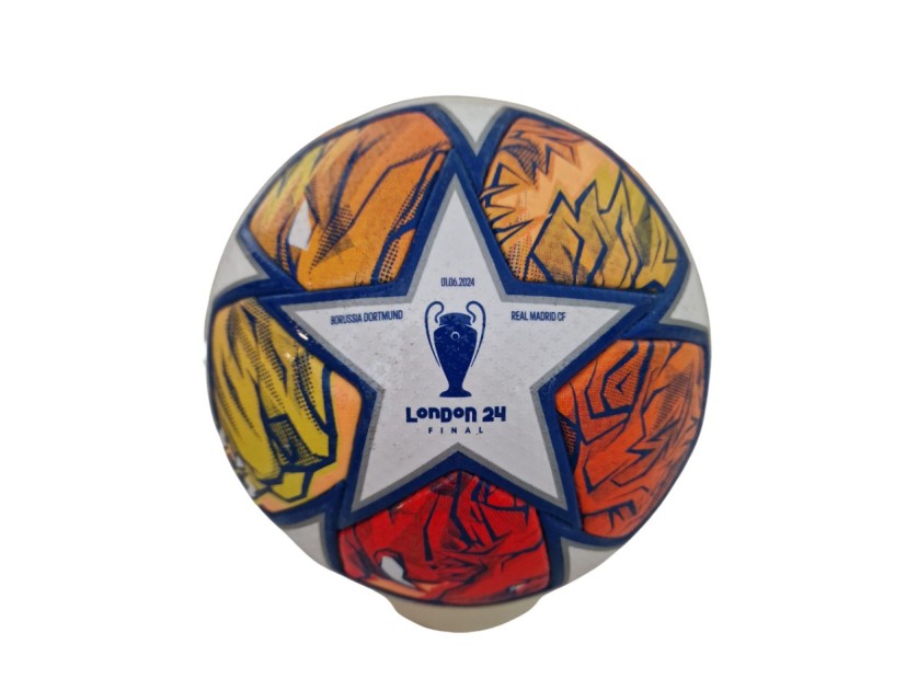 Pallone Match-Ball unwashed Borussia Dortmund vs Real Madrid, UCL Finale Londra 2024