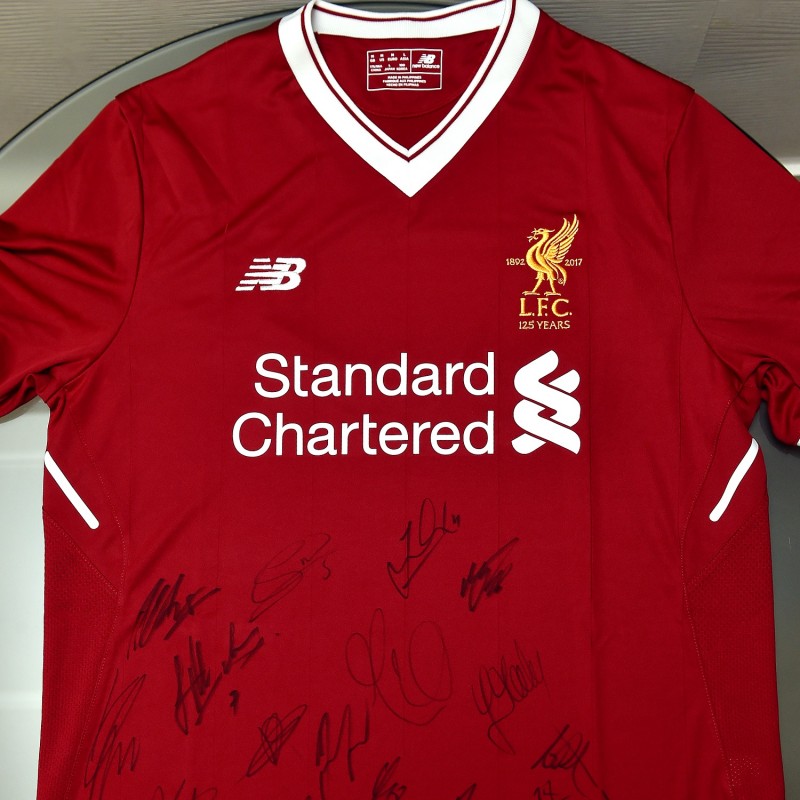 Signed Liverpool FC Home Shirt LFC First Team 2017 