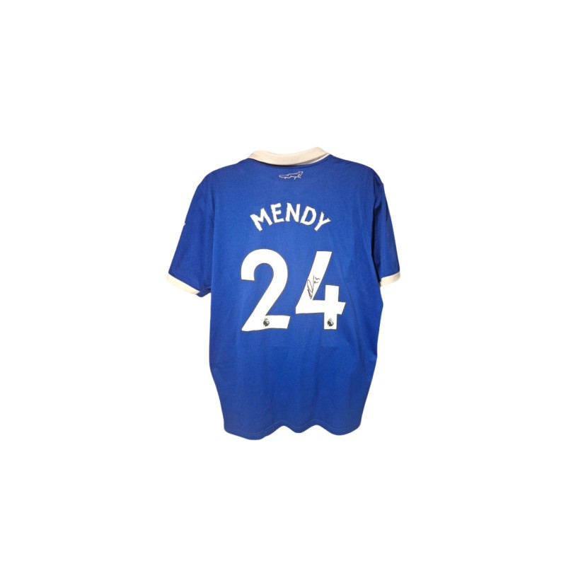 Maglia ufficiale firmata da Nampalys Mendy Leicester City 2022/23