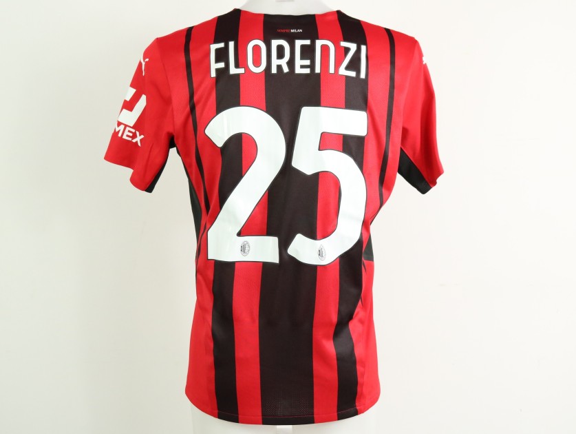 Florenzi's AC Milan Match-Issued Shirt, 2021/22
