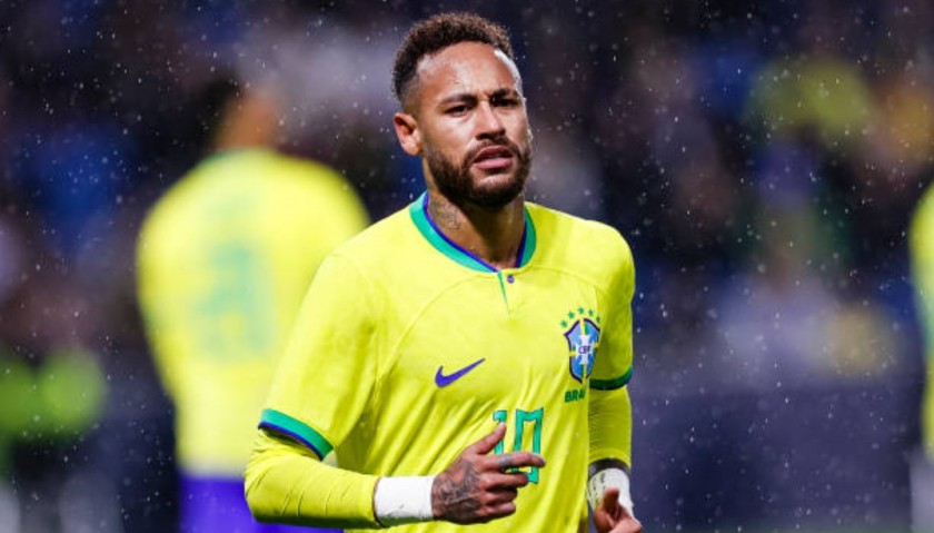 Neymar's Brazil Match Shirt, 2022
