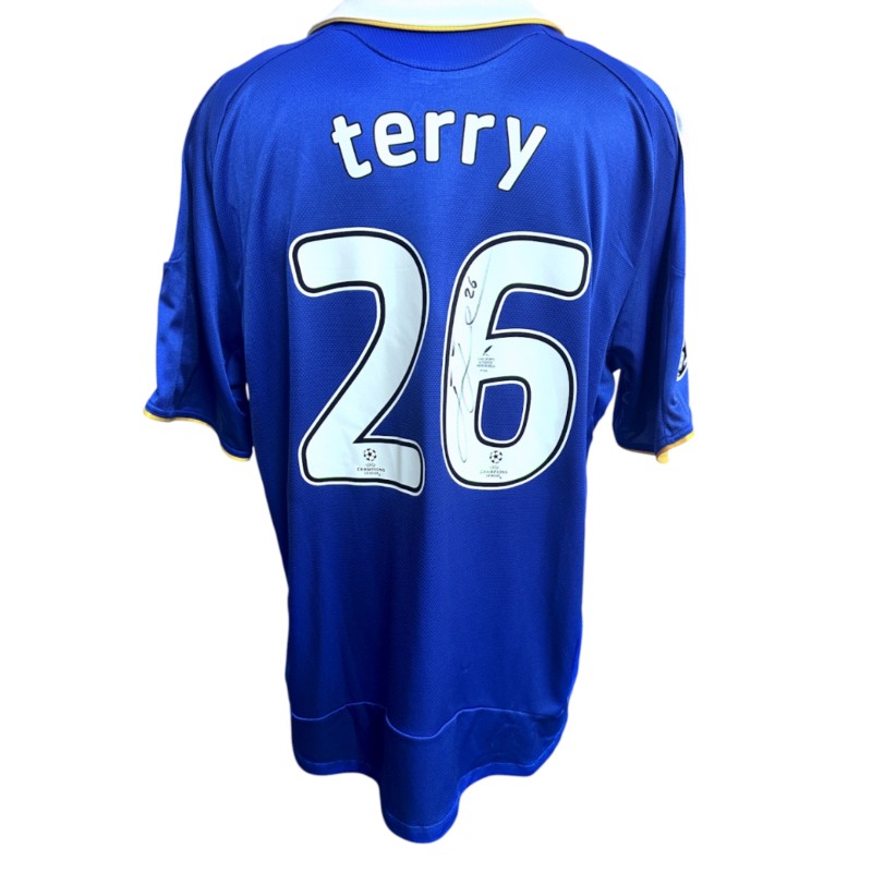 Terry's Chelsea Signed Official Shirt, UCL 2008/09