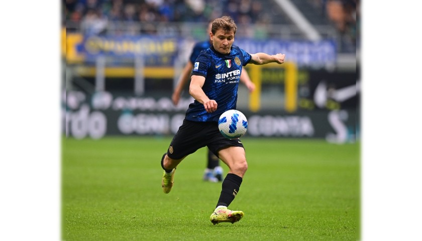 Barella's Match-Issued Shirt, Inter-Udinese 2021 - Special Numbering