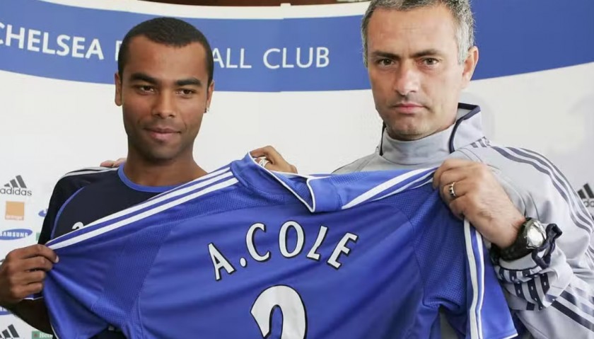 Ashley Cole's Chelsea 2003/05 Signed Shirt 