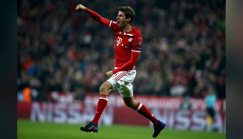 Muller's Bayern Munich Match Shirt, DFB Pokal Final 2016 