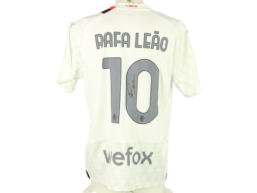 Rafa Leao Official Milan Signed Shirt, 2023/24