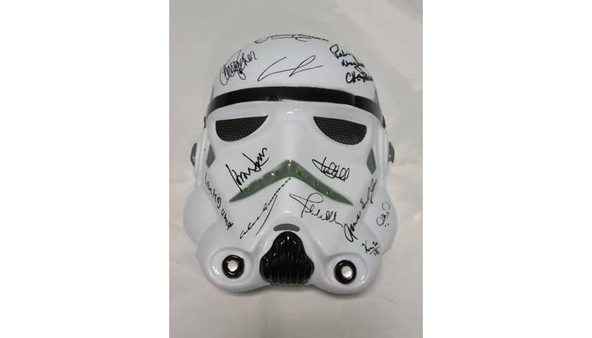 Storm Trooper Mask with Printed Signatures