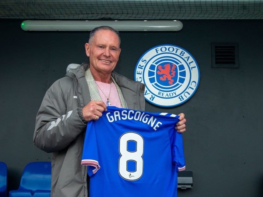 Gascoigne hot sale rangers shirt