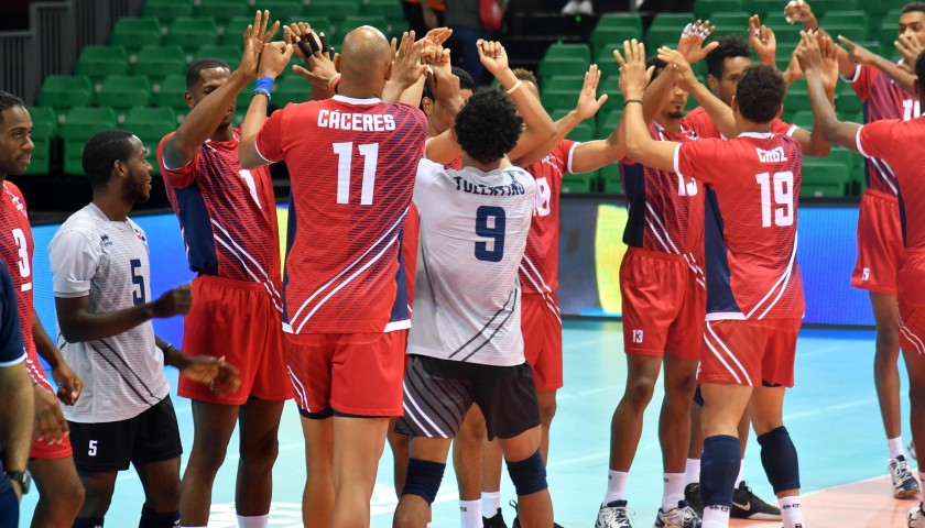 Official FIVB Volleyball Signed by the Dominican Republic National Volleyball Team