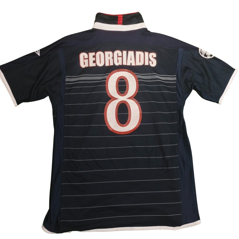 Georgiadis Georgios' Olympiacos Greece Match Worn Shirt, 2003/04