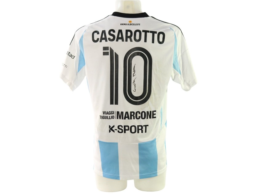 Casarotto's Virtus Entella vs Pontedera Signed Unwashed Shirt, 2025