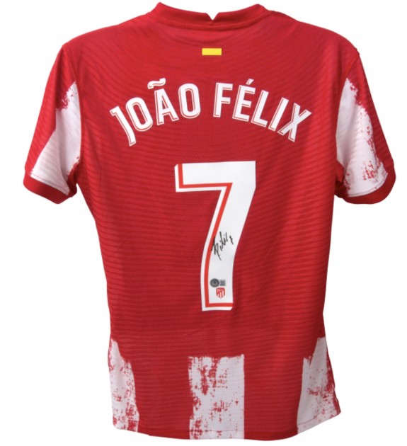 Joao Felix's Atletico Madrid Signed Replica Shirt