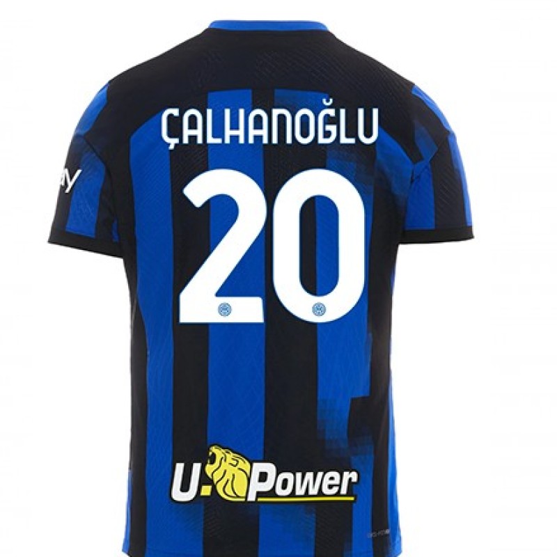 Maglia dell'Inter di Çalhanoğlu, 2023-2024, firmata con dedica  personalizzata - CharityStars