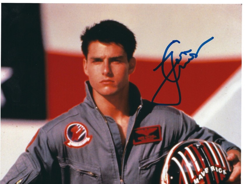 Tom Cruise signed photo (Top Gun)