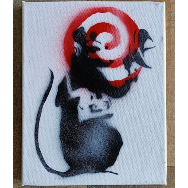 Dismaland Souvenir 'Interceptor Rat' Canvas