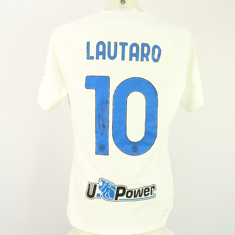 Lautaro's Inter Milan Signed Match Shirt, 2023/24 
