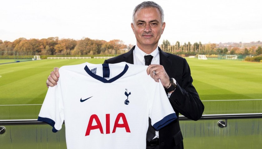 Official Tottenham Shirt, 2017/18 - Signed by Mourinho