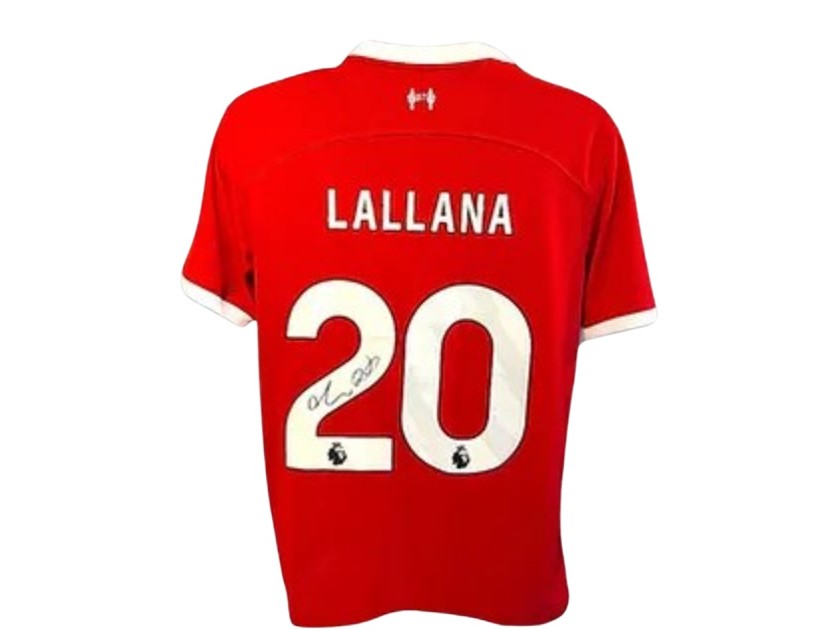 Adam Lallana's Liverpool 2023/24 Signed Replica Shirt