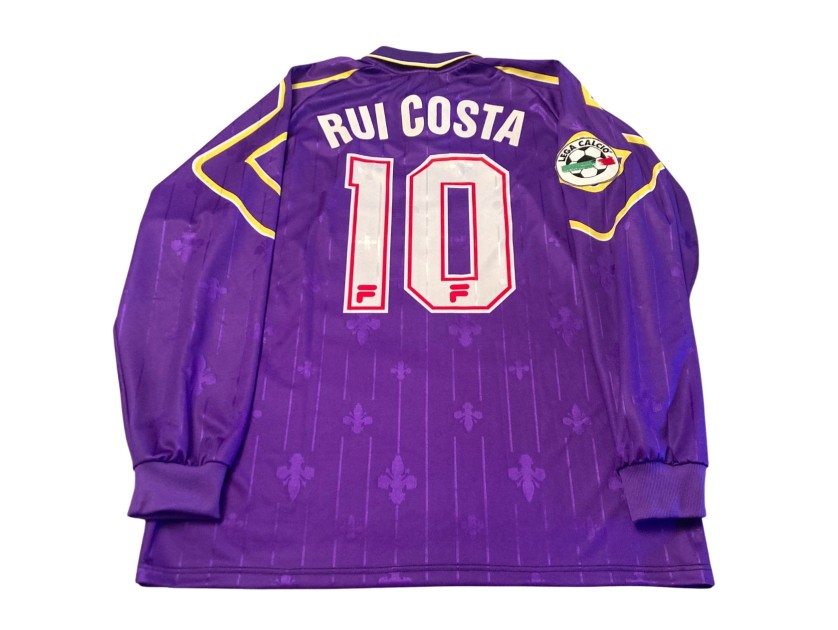 Rui Costa's Match-Issued Shirt, Vicenza vs Fiorentina 1997