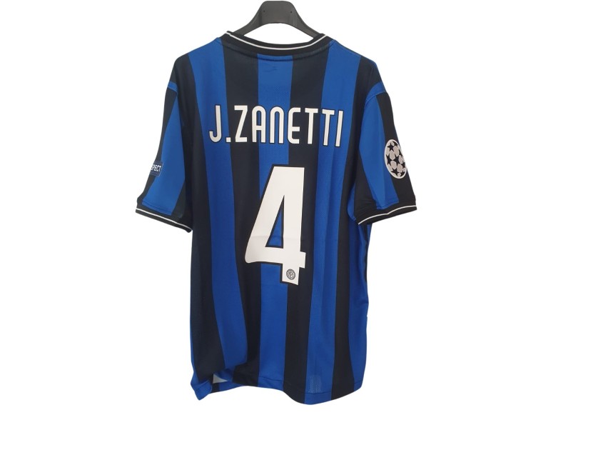 Zanetti's Inter vs Bayern Munich Official Shirt, UCL Finals 2010